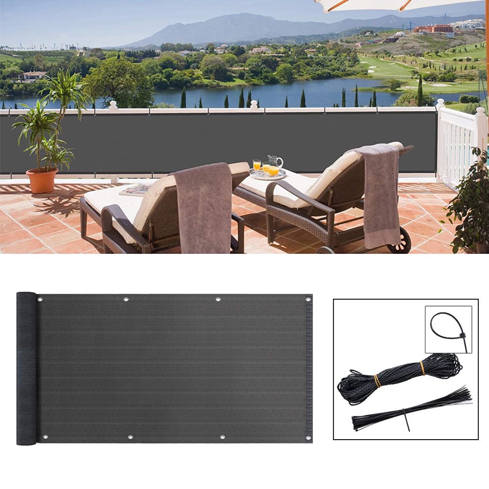 Sun Shade UV Protection Privacy Screen Balcony Fence Mesh Net for Patio