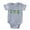 Heather Grey, variant on CafePress - Jamaican Me Crazy - Cute Infant Baby Football Bodysuit