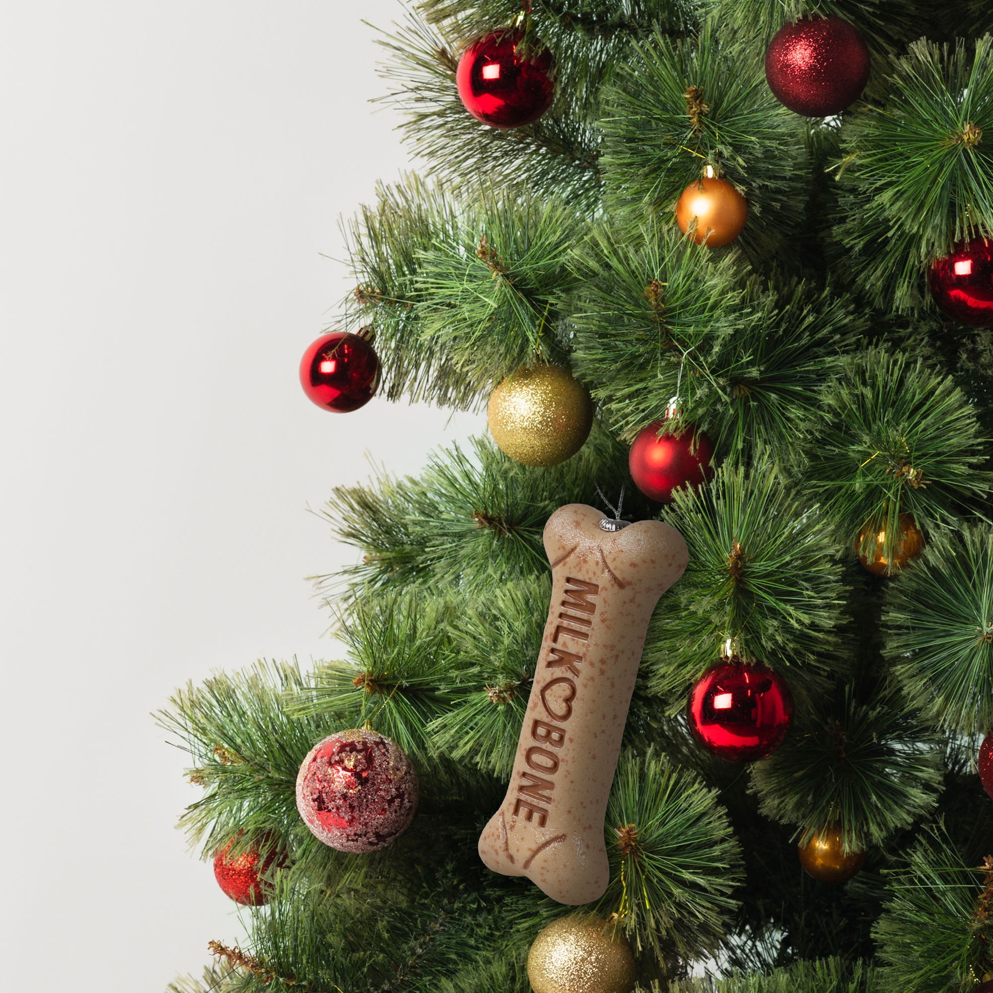 Milk Bone, Bone  Shaped Christmas Tree Ornament