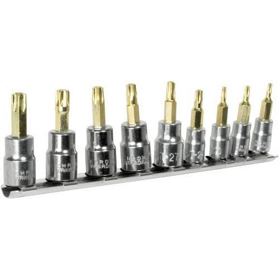 9 PC STAR BIT SOCKET SET