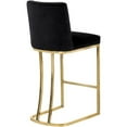 thumbnail image 2 of Heidi Black Velvet Stool-Color:Black Velvet,Finish, 2 of 5