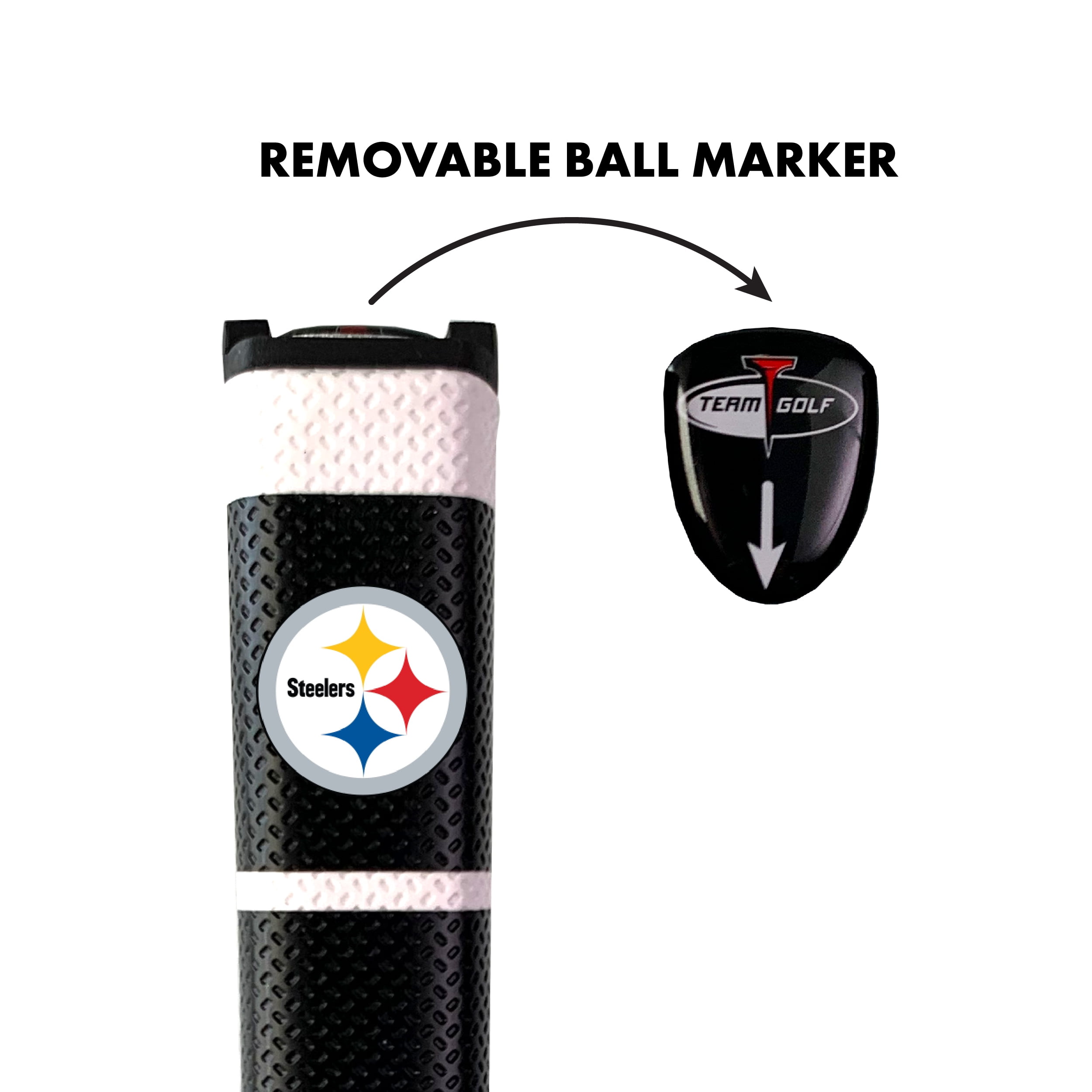 Pittsburgh Steelers Logo Golf Putter Grip