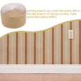 thumbnail image 4 of 1 Roll Wall Molding Sticker Self Adhesive Skirting Board Peel and Stick Baseboard Trim(2.3 Meters), 4 of 8