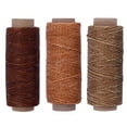 thumbnail image 6 of 6 Rolls/bag Sewing Waxed Thread Leather DIY Line Khaki & White & Black & Coffee & Light Coffee & Medium Coffee, 6 of 10