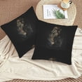 thumbnail image 7 of Home Throw Pillow Covers White Tiger Square Thick Throw Pillow Covers Fine Textured Couch Cushion Case for Sofa Home Decor Set of 2, 7 of 7