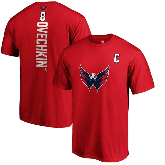 Men's Alexander Ovechkin Red Washington Capitals Playmaker T-Shirt