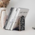 thumbnail image 4 of Pofeuu Snake Print Large Bookend Hold Heavy Books- Wood Bookends for Heavy Books Heavy Duty Book Ends Wood Bookends for Office Desk Non-Skid, 4 of 7