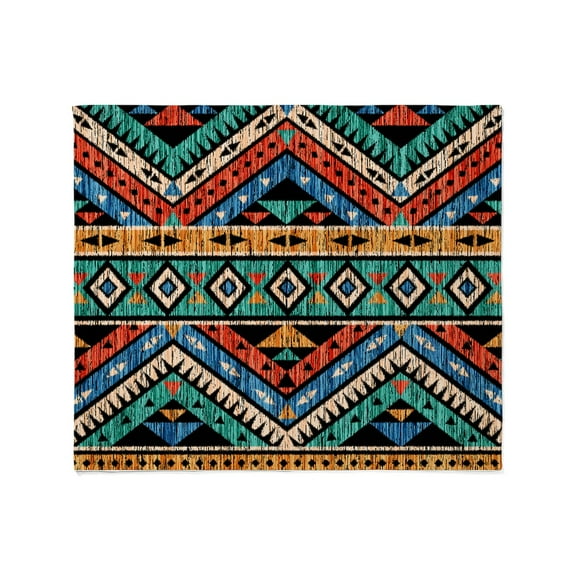 CafePress - Vintage Aztec Pattern Throw Blanket - Soft Fleece Throw Blanket, 50"x60" for All Ages