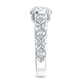 thumbnail image 3 of Rosec Jewels Moissanite Solitaire Engagement Ring for Women (8 mm, 2 CT, D-VS1 Grade), 14K White Gold, US 10.00, 3 of 8