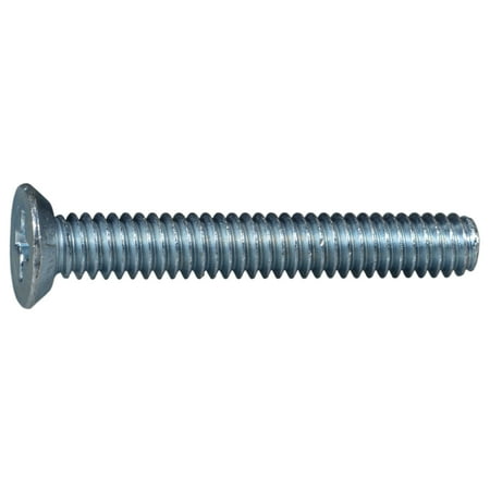 

1/4 -20 x 1-3/4 Zinc Phillips Flat Undercut Head Machine Screws (8 pcs.)