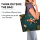 thumbnail image 2 of Fotbe Koi Pond Lilies Bolsa Tote Estética de Lona con Estampado para Mujer - Bolsa Reutilizable de Hombro Casual para Vacaciones, Compras, Trabajo y Gimnasio, 2 of 8