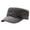 Grey, variant on Men's Cot Ton Flat Cap / All Season Outdoor Fishing and Travel Hat Postal Service Hats M