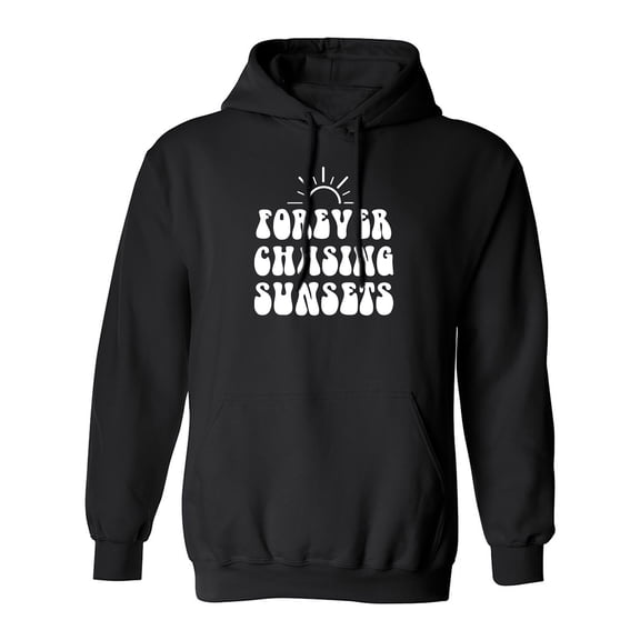 Forever Chasing Sunsets Adult Hooded Sweatshirt