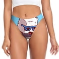thumbnail image 1 of Gaeub Sushi Saumon Surf Imprimé String pour Femmes, Culottes Invisibles, String Taille Basse, Strings Sans Couture, Culottes Respirantes-Petit, 1 of 6