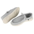 thumbnail image 4 of Zapatos casuales para hombre, para caminar, de moda, deportivos, transpirables, ligeros, suaves, de lona, color gris 45 (275 mm/10,8 pulgadas), 4 of 15