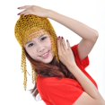 thumbnail image 5 of Sombrero de cuentas para danza del vientre, sombrero de cuentas para danza india, tocado de novia, sombrero de borlas con cuentas hecho a mano para mujer, 5 of 5
