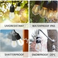 thumbnail image 3 of 30-Pack Outdoor String Light Bulbs, Waterproof S14 Replacement Bulb, E26 Base Warm White, 3 of 5