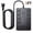 Black, variant on 17-in-1 Surge Protector Power Strip with USB Ports: 11 AC Outlets, 4 USB-A, 2 USB-C, 5FT/10FT Cord, Wall Mount Charging Station for Home Office Dorm Travel, White and Black
