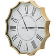 thumbnail image 2 of A&B Home Decorative Wall Clock - Metal Gears Wall Clock with Roman Numeral for Home Office Kitchen Décor, D24 x 3", 2 of 5