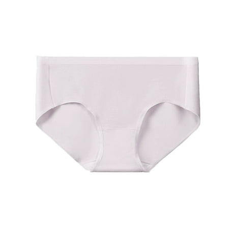 Xiaoxatg Women s Panties Women s Seamless Briefs Women s Silk Crotch Comfortable Mid Waist Underwear Mint Panties