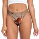 thumbnail image 1 of Fotbe Coffee Beans Chocolate Splash Tanga Sin Costuras para Mujer con Estampado – Panties Invisibles, Transpirables y Cómodos para Uso Diario-Small, 1 of 6
