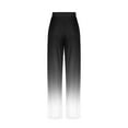 thumbnail image 4 of Lovskoo Womens Gradient Color Sweatpants Wide Leg High Waisted Drawstring Sweat Pants Fall Pants with Pockets Black, 4 of 6