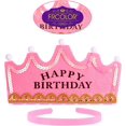 thumbnail image 2 of Gorro de Cumpleaños CHAO Feliz Cumpleaños con LED Rosa, 2 of 5
