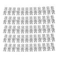 thumbnail image 3 of Nail Tips Color Chart, Bear Shape Lightweight 120Pcs Nail Color Card  For Nail Polish Gel Powder, 3 of 8
