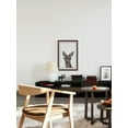 thumbnail image 4 of Brown Hippie Deer Framed Painting Art Print, 24.00" x 1.50", 4 of 6