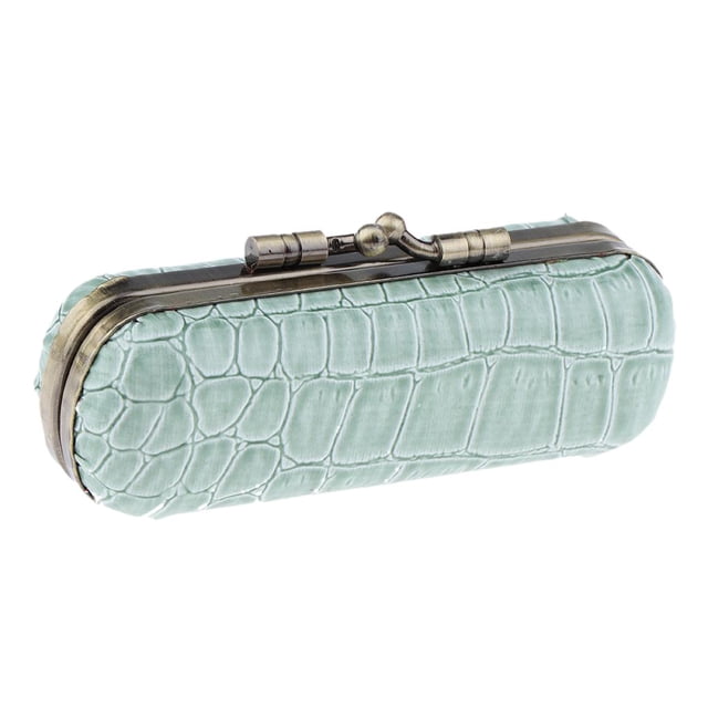 Estuche de Almacenamiento de Lápiz Labial Baoblaze Rojo con Espejo Interior
