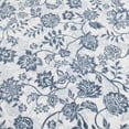 thumbnail image 3 of Mainstays Blue Floral Faux Fur Indoor Area Rug, 5'x7', 3 of 8