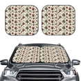 thumbnail image 2 of Fotbe Insects A 2-Piece Car Windshield Sun Shade | Sun Blocker for Car Windshield | Foldable Automotive Interior Accessories for Sun Protection-Small, 2 of 6
