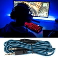 thumbnail image 1 of Replacement Audio Cable Volume Control Wire Without Mute Cord for  A10 A40TR Headset   PC 3.5mm, 1 of 7