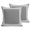 Gray, variant on Throw Pillow Covers 18x18 Inch Set of 2 Grey Key Pattern Decorative Pillows Cushion Case Soft Square Pillowcases Geometric Art Throw Pillows for Couch Sofa Bed Chair Home Decor