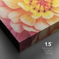 thumbnail image 4 of IDEA4WALL Canvas Wall Art Blooming Orange and Pink Dahlia Pinnata Floral Flower Photography Realism Modern Closeup Colorful for Living Room, Bedroom, Office - 32"x48", 4 of 5