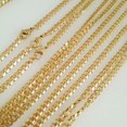 thumbnail image 6 of 10pcs/lot 4mm Gold Stainless Steel Curb Cuban Link Chain Necklace Jewelry, 6 of 7