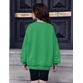thumbnail image 3 of Arshiner Girls Oversized Crewneck Sweatshirt Kids Long Sleeve Pullover Tops Fall Casual Clothes Kids, 3 of 5
