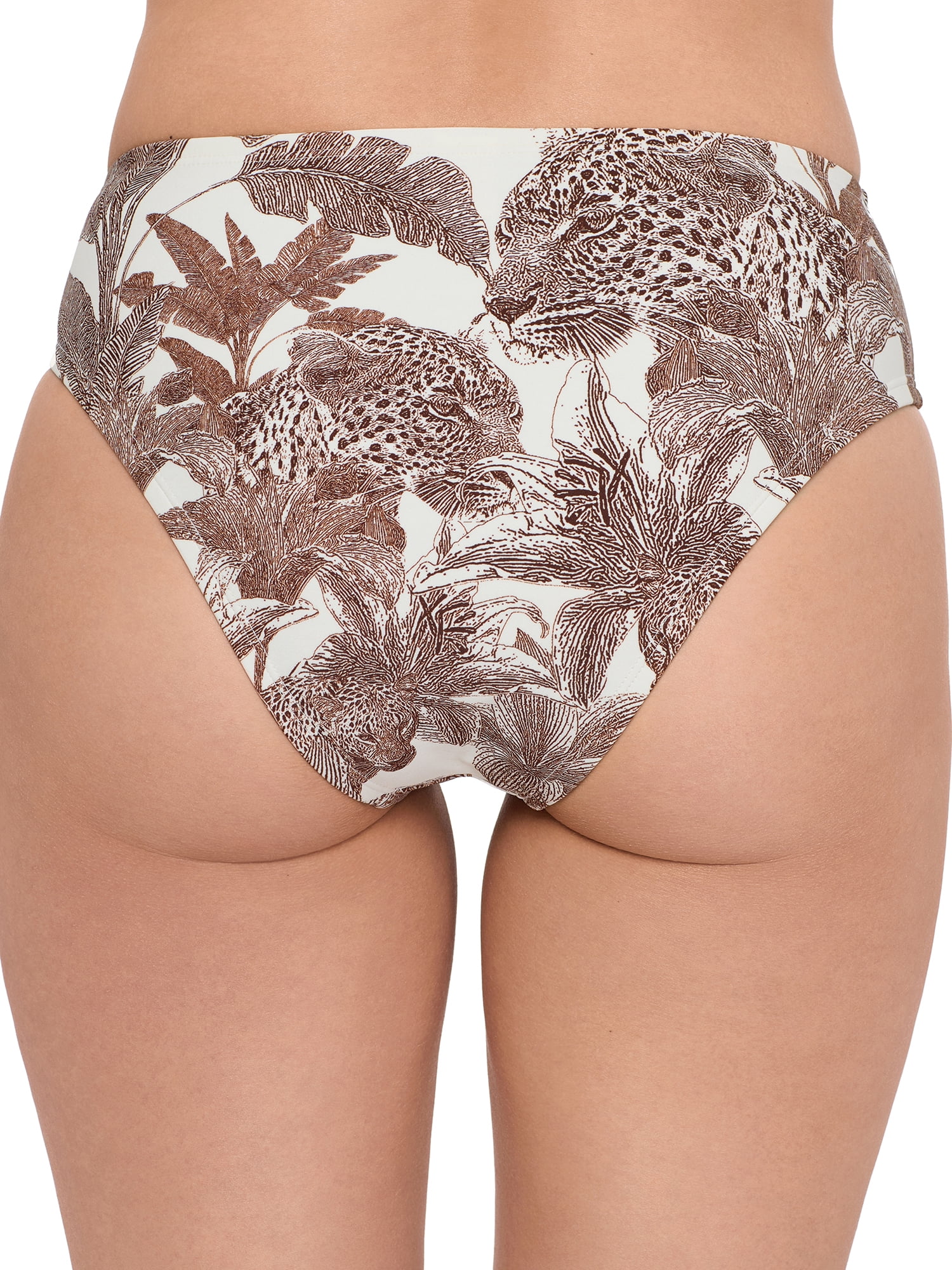 Sofia by Sofia Vergara Women's Mid-Rise Bikini Bottom, Sizes XS-XL