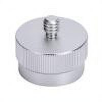 Soporte para linterna Adaptador universal de gas para linterna Herramienta para acampar al aire libre (Plata)