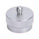 thumbnail image 1 of Soporte para linterna Adaptador universal de gas para linterna Herramienta para acampar al aire libre (Plata), 1 of 3