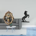 thumbnail image 2 of Marco de fotos,Marco de fotos para decoración del hogar,exhibición de fotos,Marco de fotos de resina con diseño vintage.,Estatua del caballo,Estatua de caballo de resina,escultura animal, 2 of 8