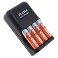 thumbnail image 1 of PKCELL 4PCS 1.6V NIZN AA 2500mWh Rechargeable Batteries & NIZN AA/AAA Battery Charger, 1 of 4