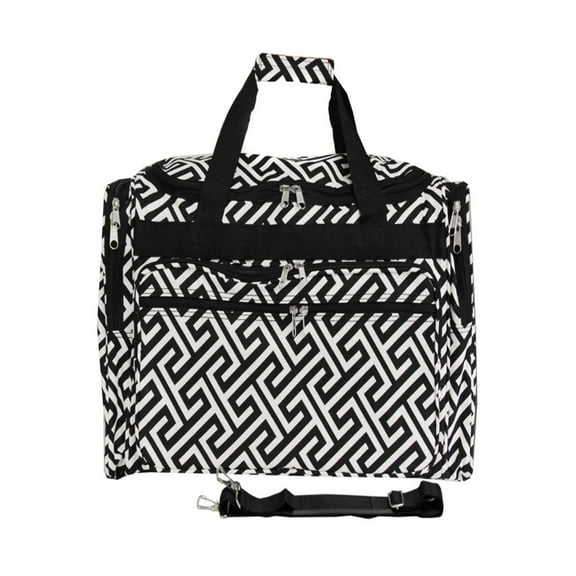 World Traveler Greek Key 19 in. Shoulder Duffel Bag