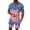 Z35-Blue, variant on Men's American Flag Star Polo Shirt + Shorts Set, Casual Short Sleeve Matching Suit, 4th of July Beach Casual Outfit