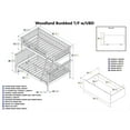 thumbnail image 7 of Woodland Bunk Bed Twin over Full in Multiple Colors and Configurations, 7 of 7