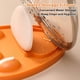 thumbnail image 4 of 1 tapa antideslizante con forma de pata y soporte para cuchara con almohadilla de goteo en diseño colgante, soporte para utensilios de cocina resistente al calor para encimera de cocina y pared oso de fresa Electrónica, 4 of 5