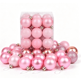 thumbnail image 3 of 24Pcs Christmas Ball Ornaments, Shatterproof Christmas Tree Ball Ornaments for Christmas Party Home Decor, Hanging Balls,Pink, 3 of 4