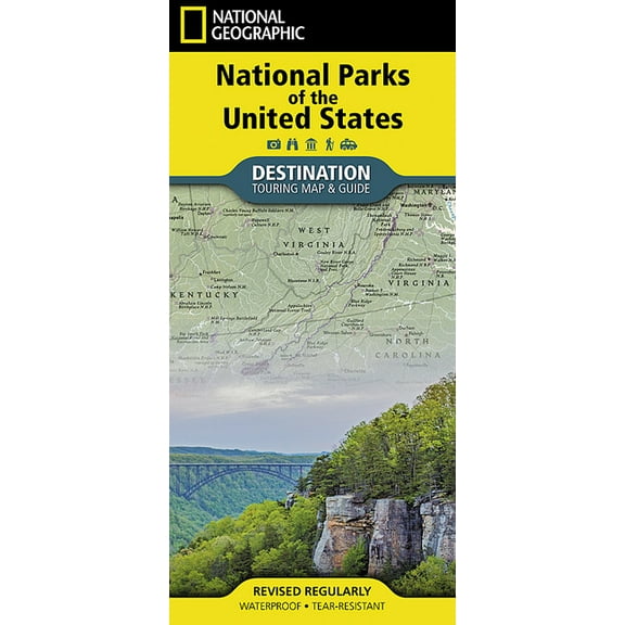 National Geographic Destination Map: National Parks of the United States Map (Other)