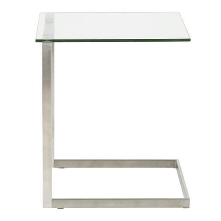 LumiSource - Zenn Glass End Table - Clear