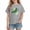 Gray, variant on HAiming Cotton St Patricks Day T-Shirts for Kids Shamrock Graphic Round Neck Casual Short Sleeve Tops